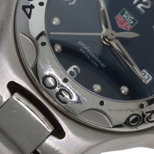 TAG HEUER Watches Quartz WL1313-0 Stainless Steel , Stainless Steel Silver Kylium Navy dial Women Used Authentic