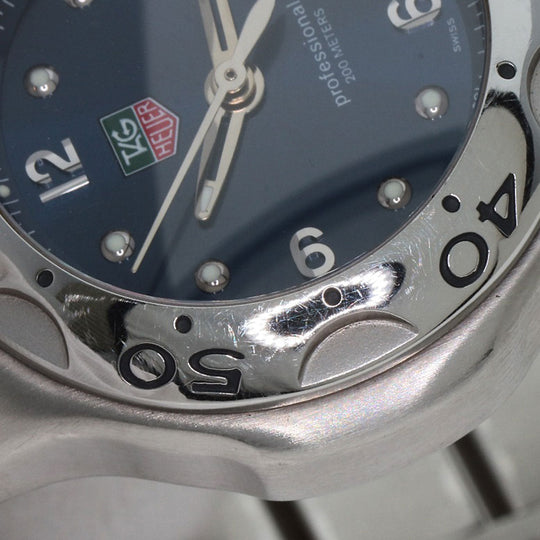 TAG HEUER Watches Quartz WL1313-0 Stainless Steel , Stainless Steel Silver Kylium Navy dial Women Used Authentic