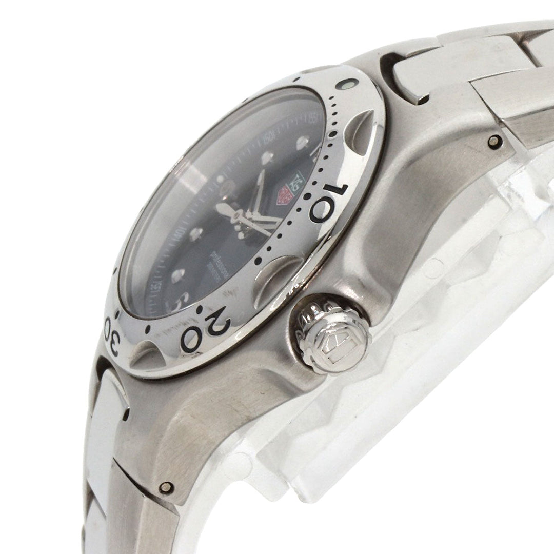 TAG HEUER Watches Quartz WL1313-0 Stainless Steel , Stainless Steel Silver Kylium Navy dial Women Used Authentic
