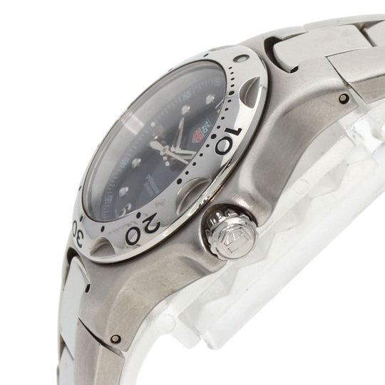 TAG HEUER Watches Quartz WL1313-0 Stainless Steel , Stainless Steel Silver Kylium Navy dial Women Used Authentic