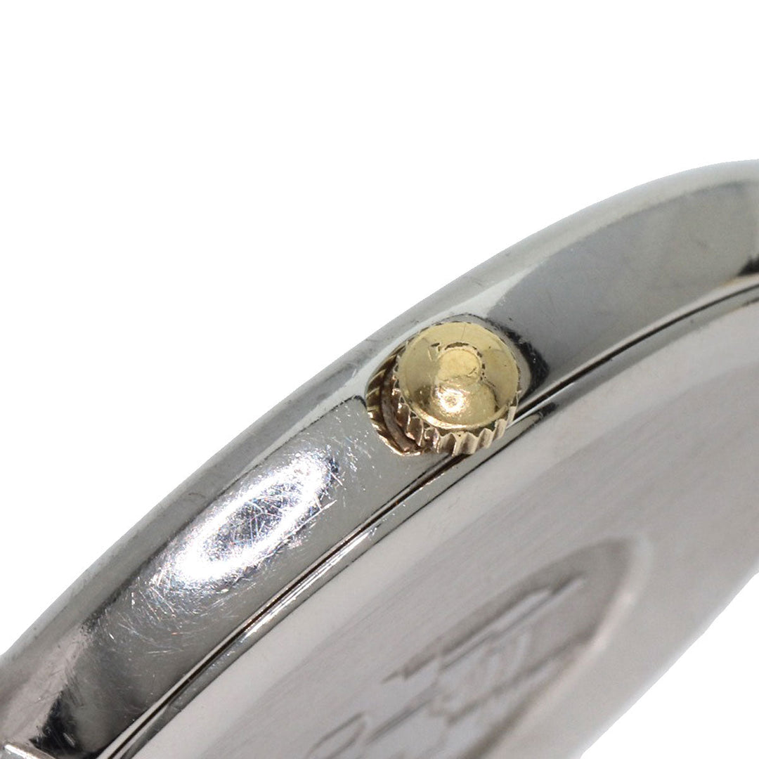 OMEGA Watches Quartz Stainless Steel, Leather Silver De Ville white dial mens Used Authentic