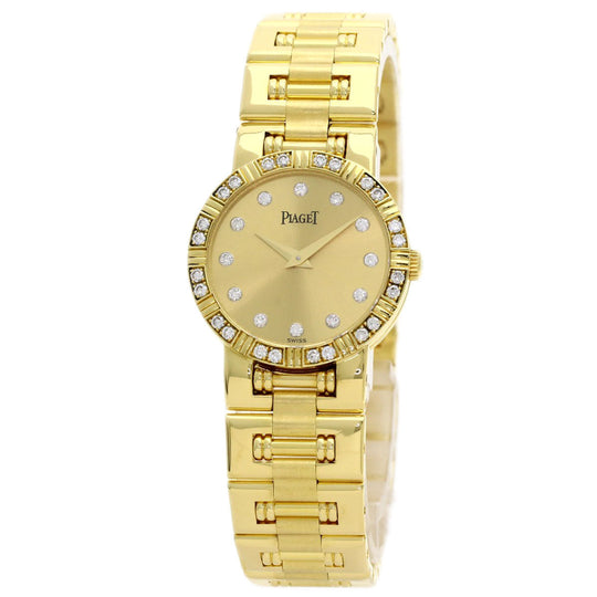PIAGET Watches Quartz 80564K81 18K Yellow Gold gold Dancer 12P Bezel Diamond gold dial
