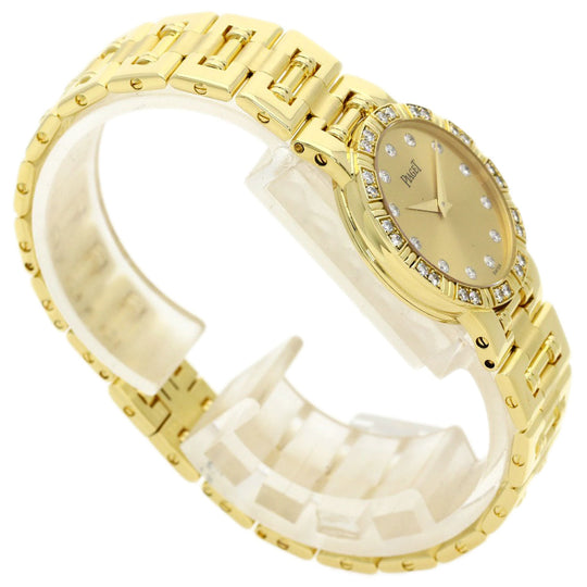PIAGET Watches Quartz 80564K81 18K Yellow Gold gold Dancer 12P Bezel Diamond gold dial