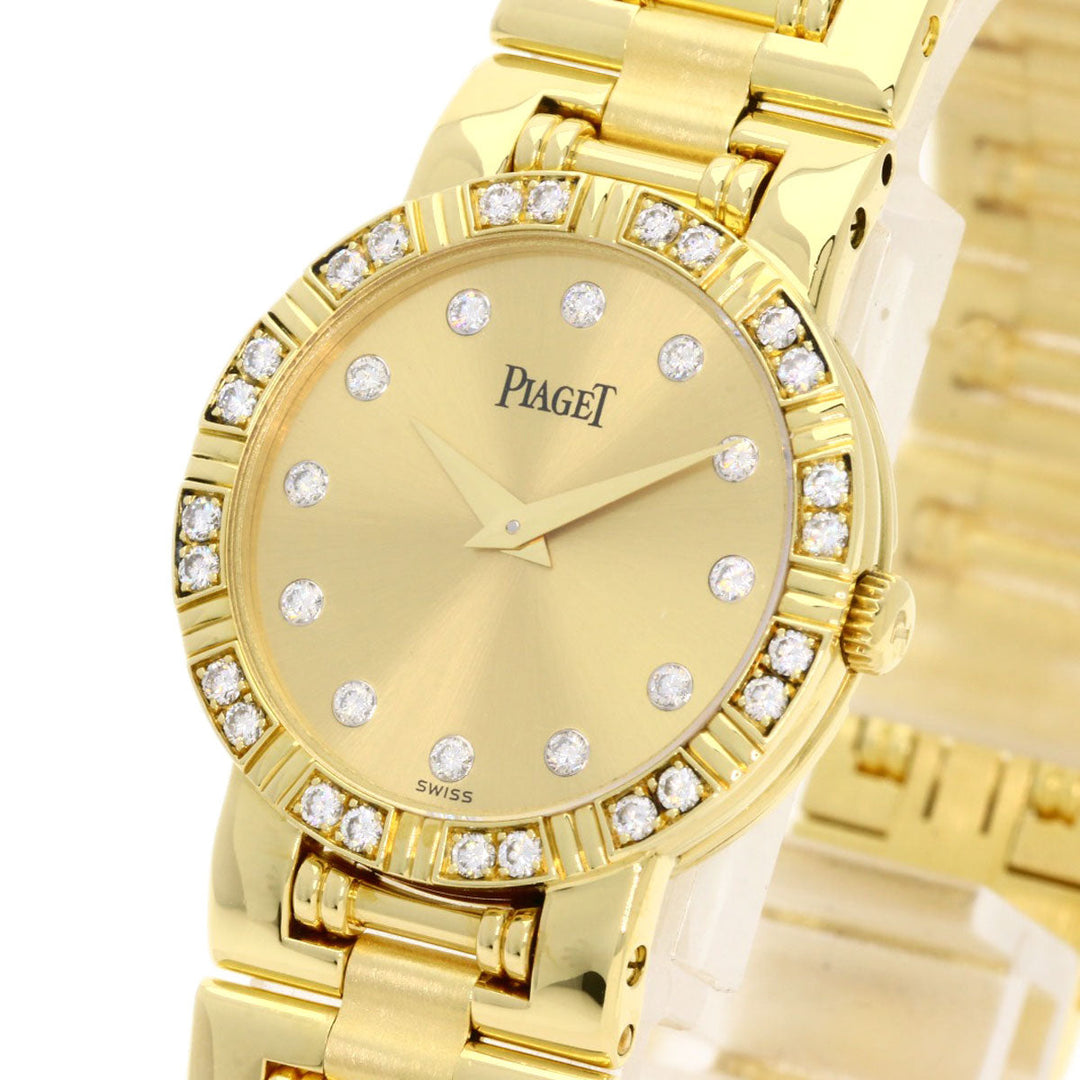 PIAGET Watches Quartz 80564K81 18K Yellow Gold gold Dancer 12P Bezel Diamond gold dial