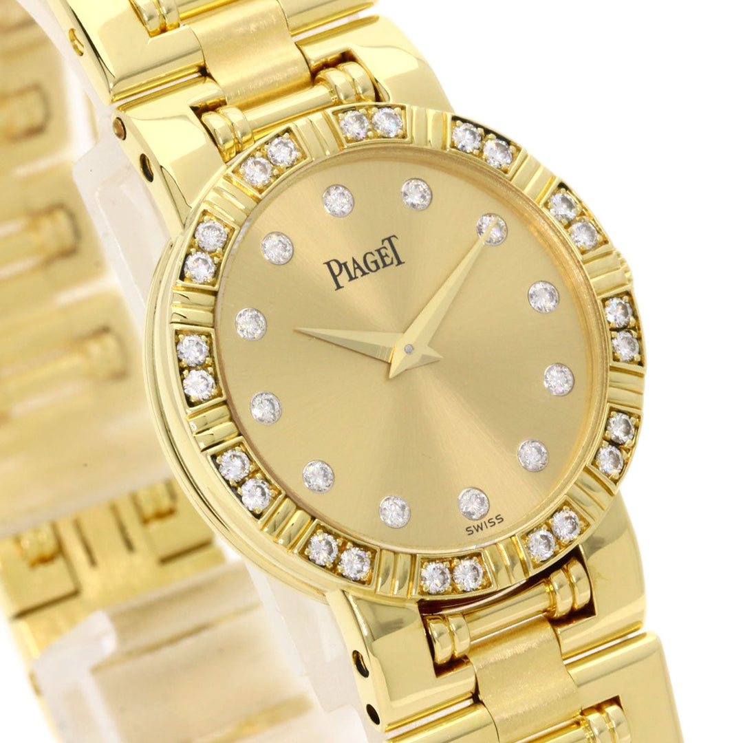 PIAGET Watches Quartz 80564K81 18K Yellow Gold gold Dancer 12P Bezel Diamond gold dial