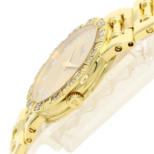 PIAGET Watches Quartz 80564K81 18K Yellow Gold gold Dancer 12P Bezel Diamond gold dial