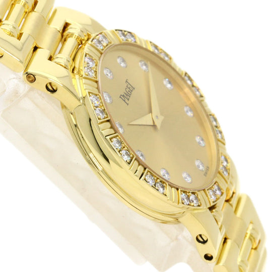 PIAGET Watches Quartz 80564K81 18K Yellow Gold gold Dancer 12P Bezel Diamond gold dial
