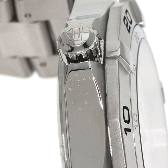 TAG HEUER Watches Quartz WAF1015.BA0822 Stainless Steel , Stainless Steel Silver Aqua racer grand date Silver dial mens Used Authentic