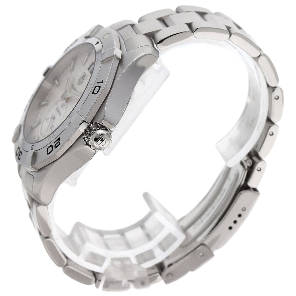 TAG HEUER Watches Quartz WAF1015.BA0822 Stainless Steel , Stainless Steel Silver Aqua racer grand date Silver dial mens Used Authentic