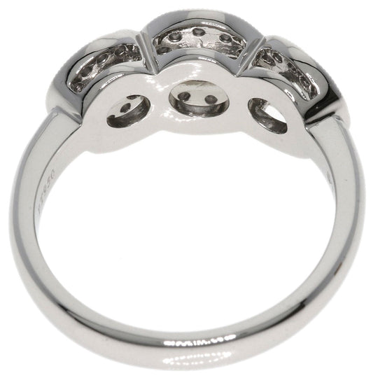 TIFFANY&Co. Ring PT950 Silver Circlet diamond Women Used Authentic