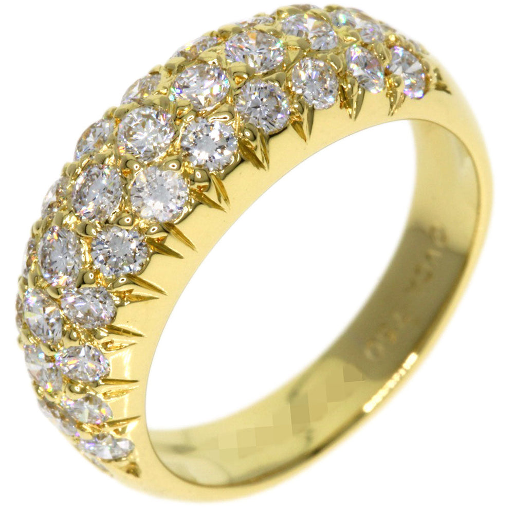 Van Cleef & Arpels Ring 18K Yellow Gold gold Pinky Pavé Diamond