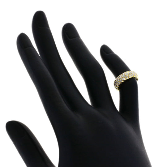 Van Cleef & Arpels Ring 18K Yellow Gold gold Pinky Pavé Diamond