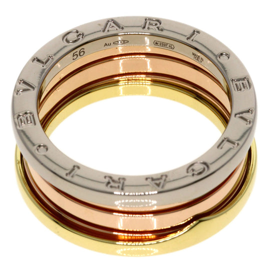 BVLGARI Ring 18K Yellow Gold gold B-zero1 B-zero One Perfect Mistake 3 Bands #56