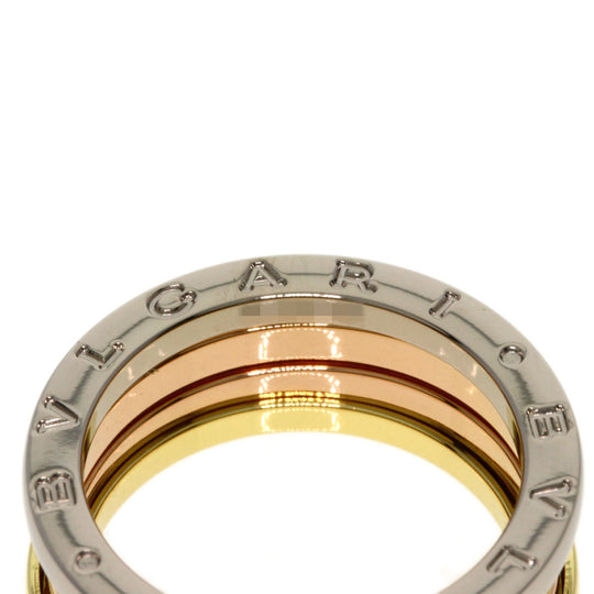BVLGARI Ring 18K Yellow Gold gold B-zero1 B-zero One Perfect Mistake 3 Bands #56
