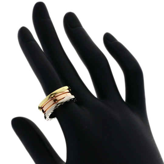 BVLGARI Ring 18K Yellow Gold gold B-zero1 B-zero One Perfect Mistake 3 Bands #56