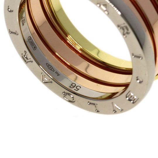 BVLGARI Ring 18K Yellow Gold gold B-zero1 B-zero One Perfect Mistake 3 Bands #56