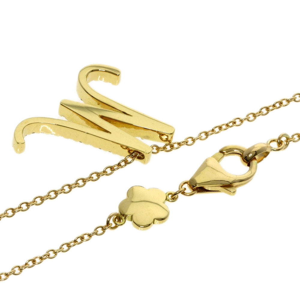 Ponte Vecchio Necklace 18K Yellow Gold gold Initial M Diamond