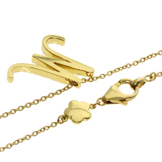 Ponte Vecchio Necklace 18K Yellow Gold gold Initial M Diamond