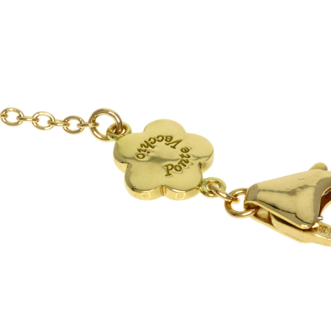 Ponte Vecchio Necklace 18K Yellow Gold gold Initial M Diamond