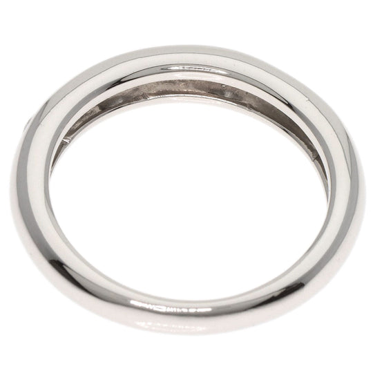 Van Cleef & Arpels Ring PT950 Silver New York Marriage 4P Diamond Women Used Authentic