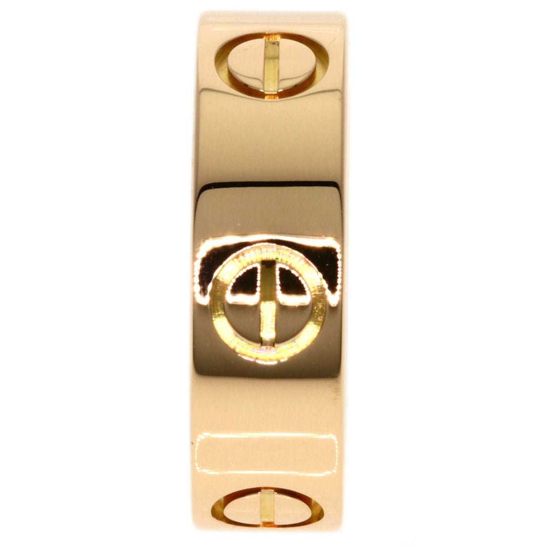 CARTIER Ring 18K Pink Gold gold Love Ring #49 Women Used Authentic