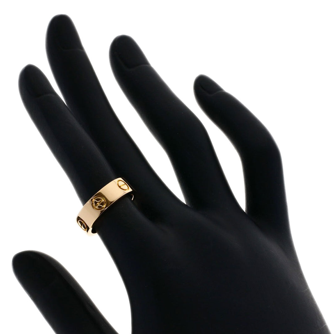 CARTIER Ring 18K Pink Gold gold Love Ring #49 Women Used Authentic