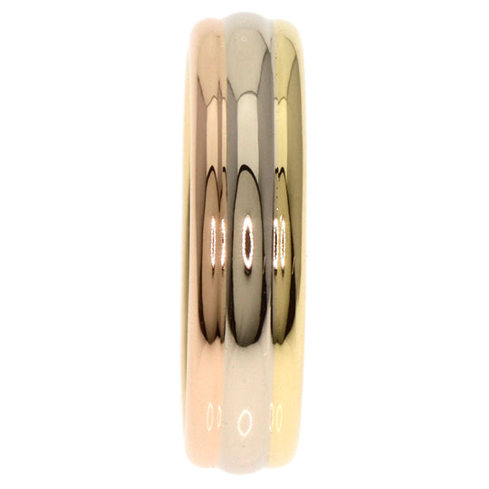 CARTIER Ring K18YG , K18WG gold Vendome #49 Women Used Authentic