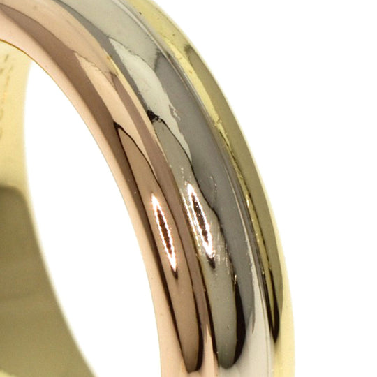 CARTIER Ring K18YG , K18WG gold Vendome #49 Women Used Authentic