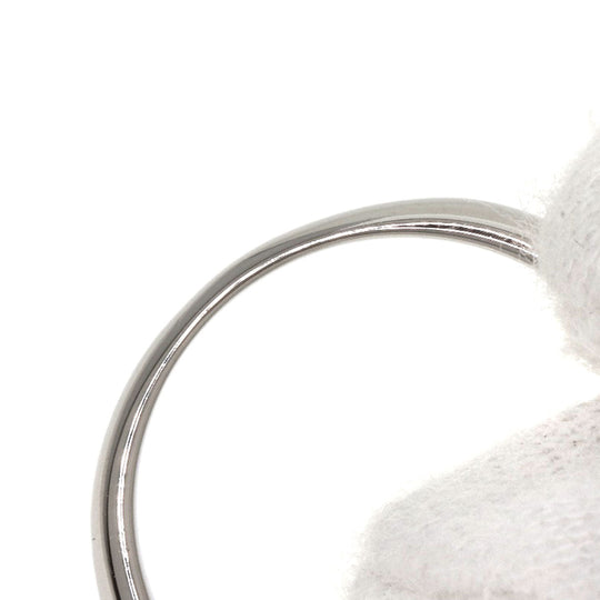 MIKIMOTO Ring PT950 Silver Pearl pearl diamond Women Used Authentic