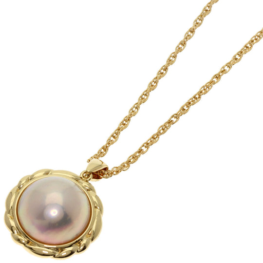 TASAKI Necklace 18K Yellow Gold gold Mabe Pearl Women Used Authentic