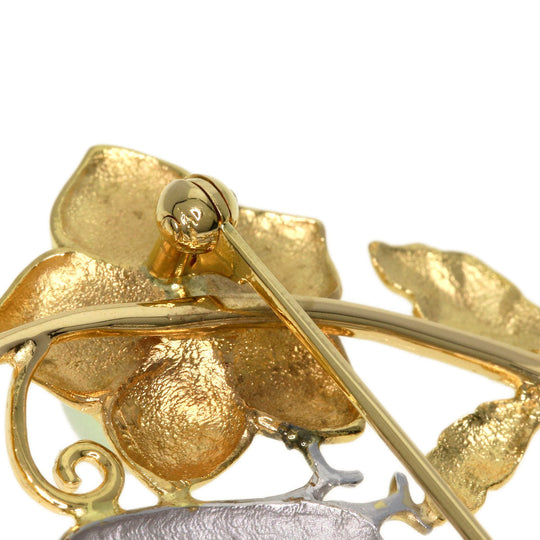 TASAKI Brooch 18K Yellow Gold gold Pearl Bird Motif