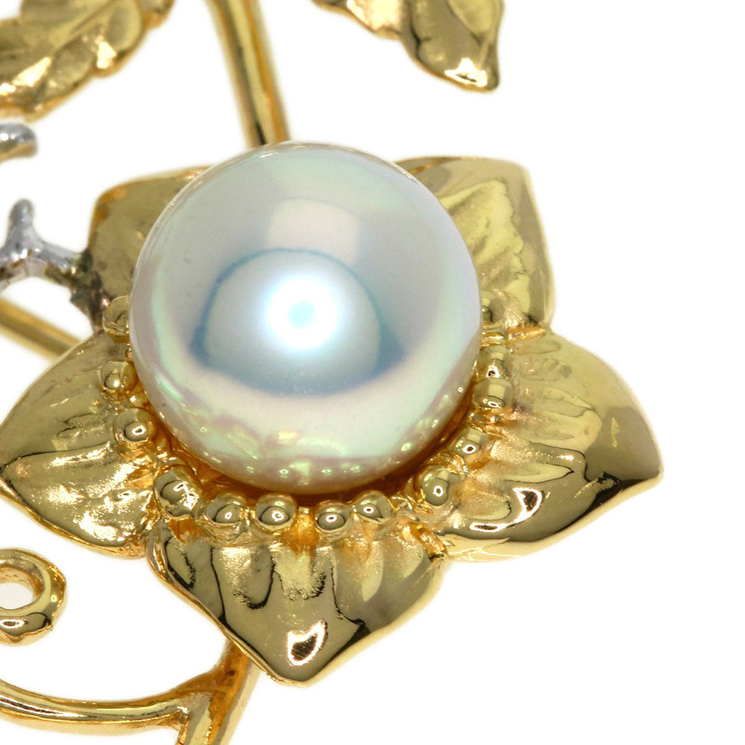 TASAKI Brooch 18K Yellow Gold gold Pearl Bird Motif