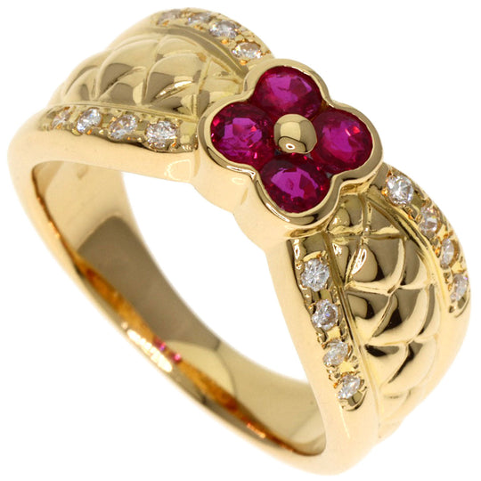 TASAKI Ring 18K Yellow Gold gold Ruby diamond Women Used Authentic