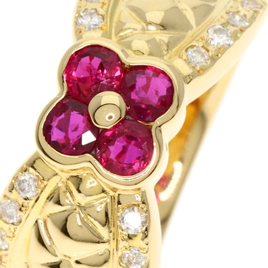 TASAKI Ring 18K Yellow Gold gold Ruby diamond Women Used Authentic