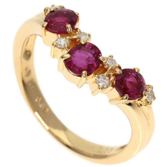 TASAKI Ring 18K Yellow Gold gold Ruby diamond