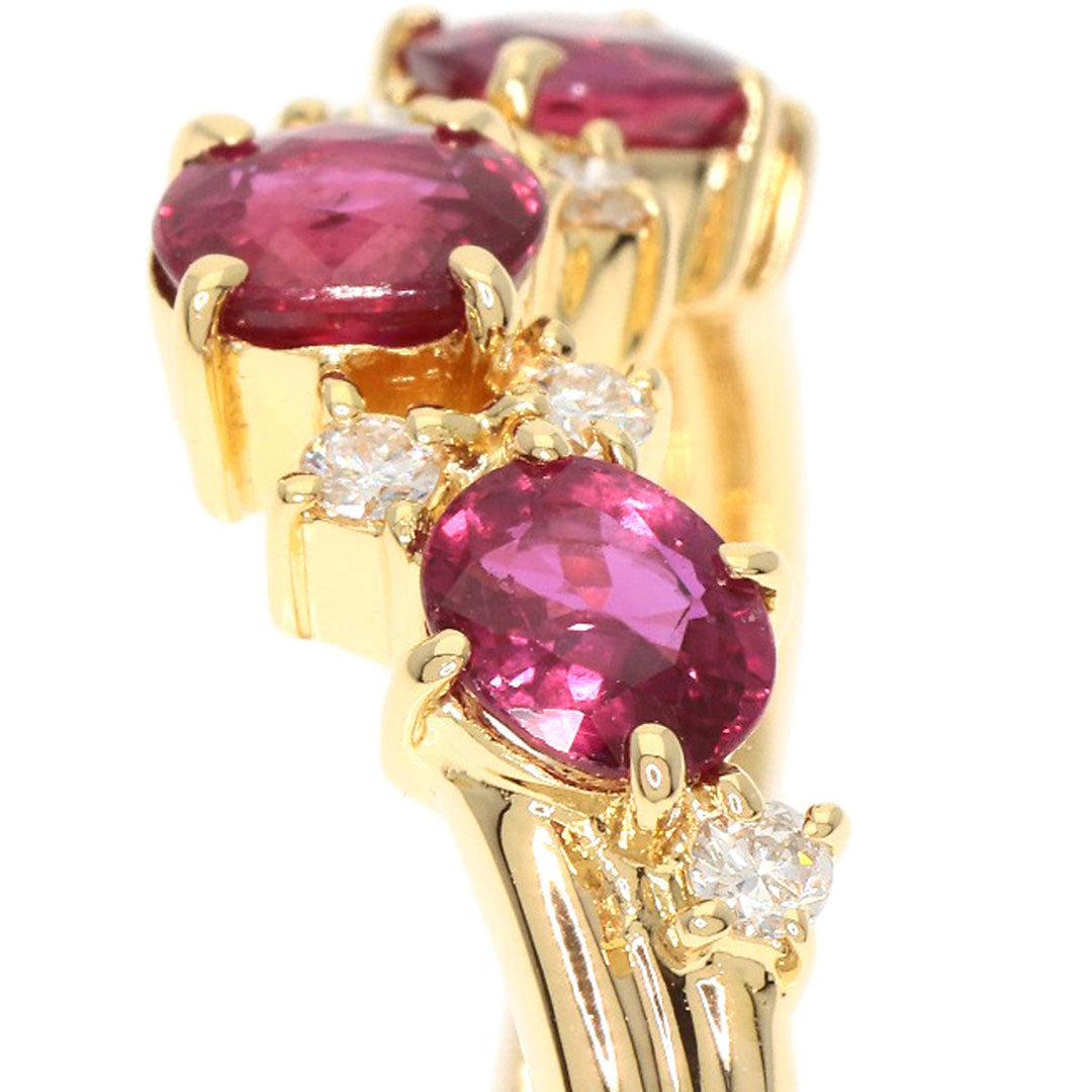 TASAKI Ring 18K Yellow Gold gold Ruby diamond