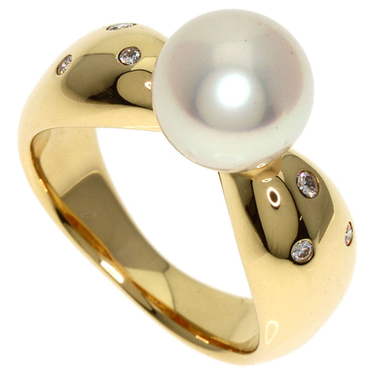 TASAKI Ring 18K Yellow Gold gold Pearl pearl diamond