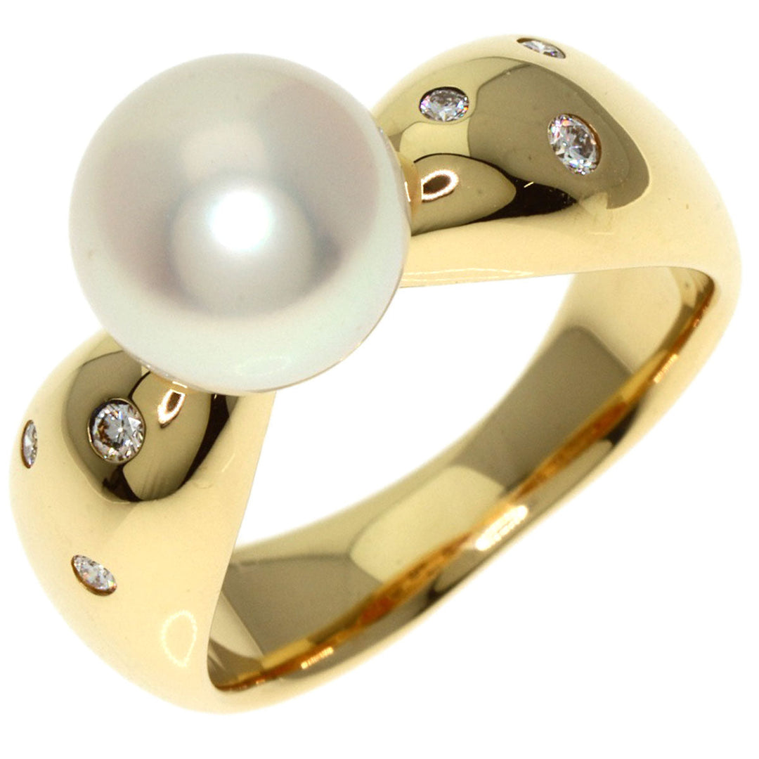 TASAKI Ring 18K Yellow Gold gold Pearl pearl diamond