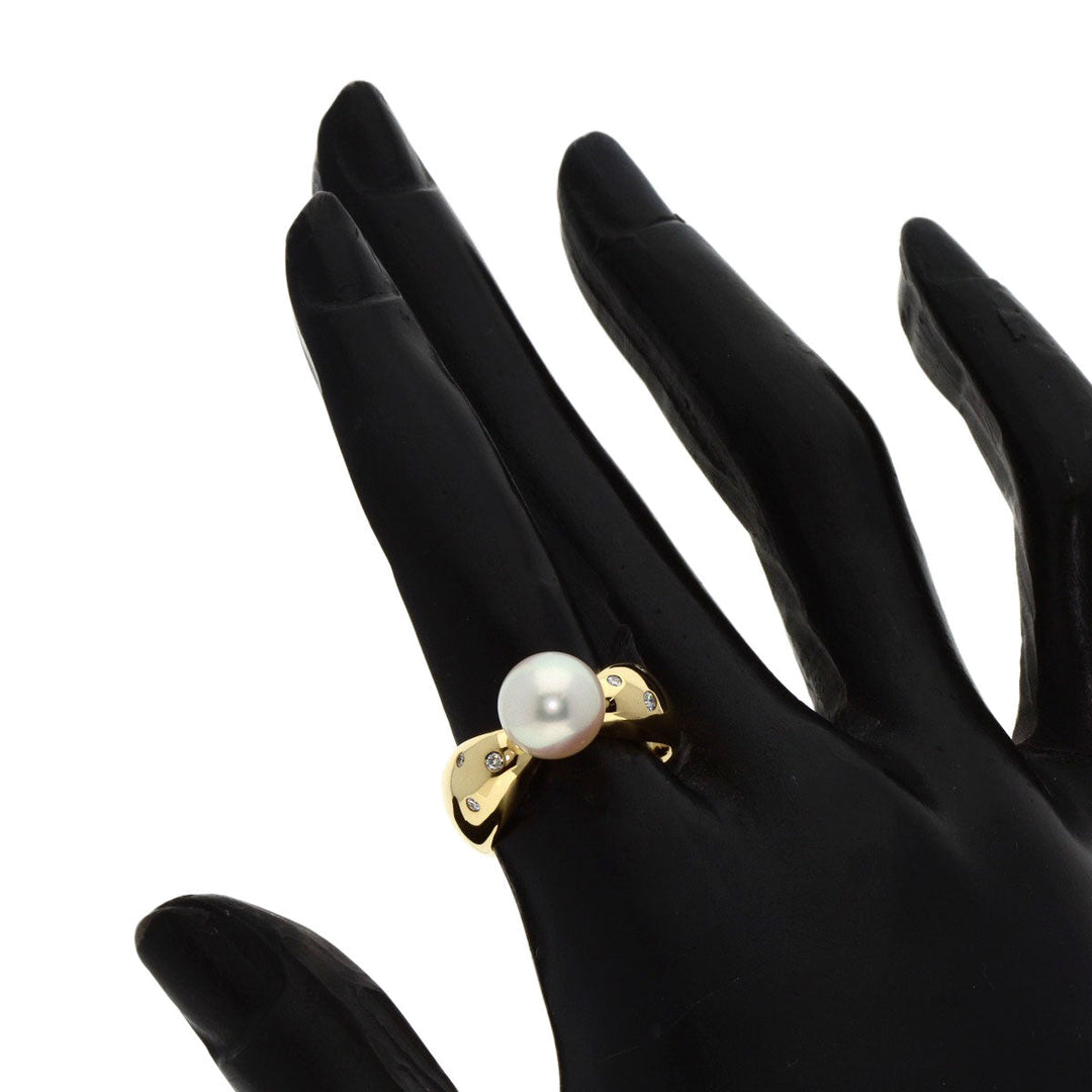 TASAKI Ring 18K Yellow Gold gold Pearl pearl diamond