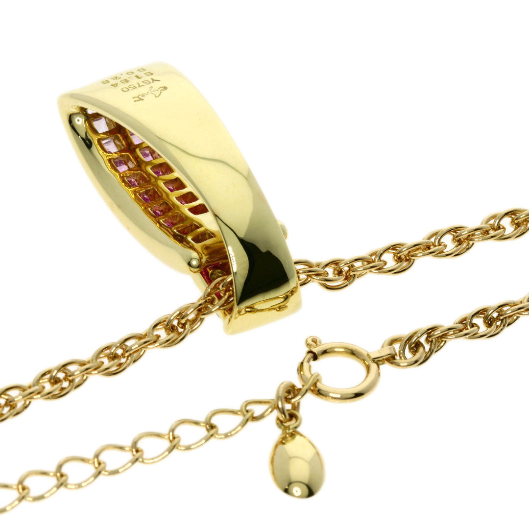 JUNE Necklace 18K Yellow Gold gold Sapphire diamond