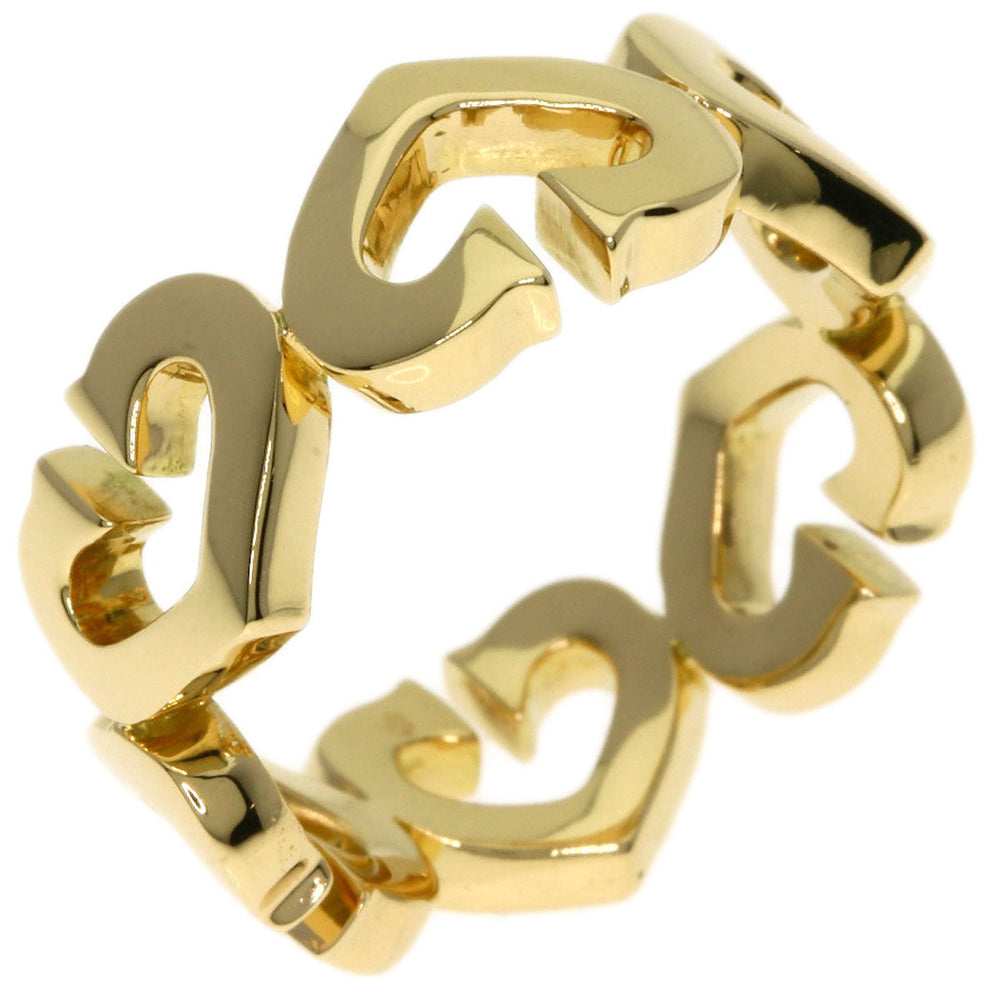 CARTIER Ring 18K Yellow Gold gold C Heart #50