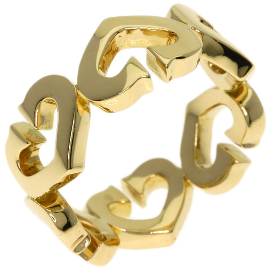 CARTIER Ring 18K Yellow Gold gold C Heart #50