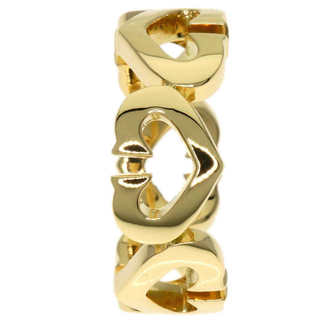 CARTIER Ring 18K Yellow Gold gold C Heart #50