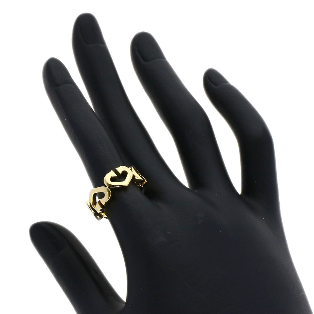 CARTIER Ring 18K Yellow Gold gold C Heart #50