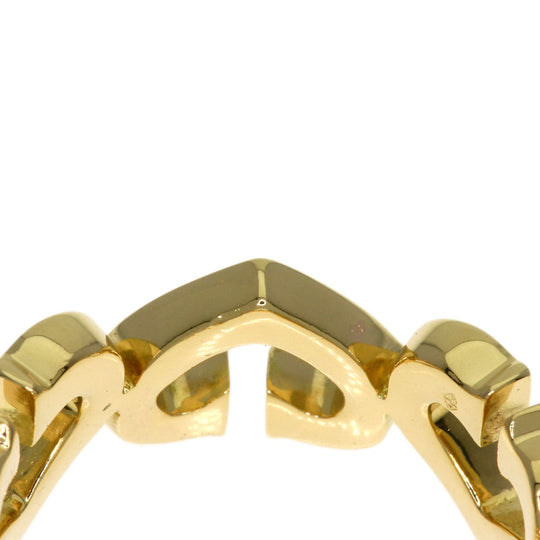 CARTIER Ring 18K Yellow Gold gold C Heart #50
