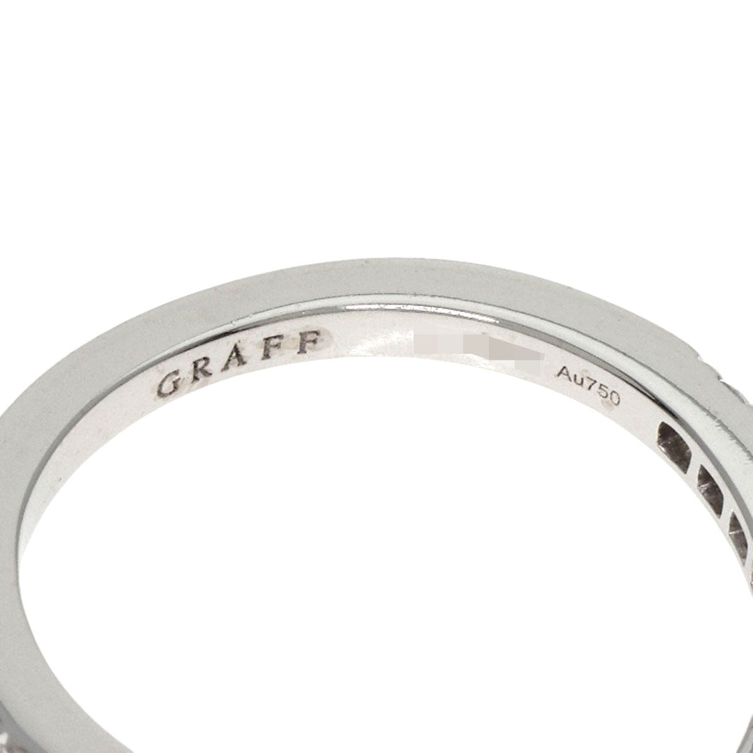 GRAFF Ring K18WG Silver Duet Wraparound Diamond Women Used Authentic