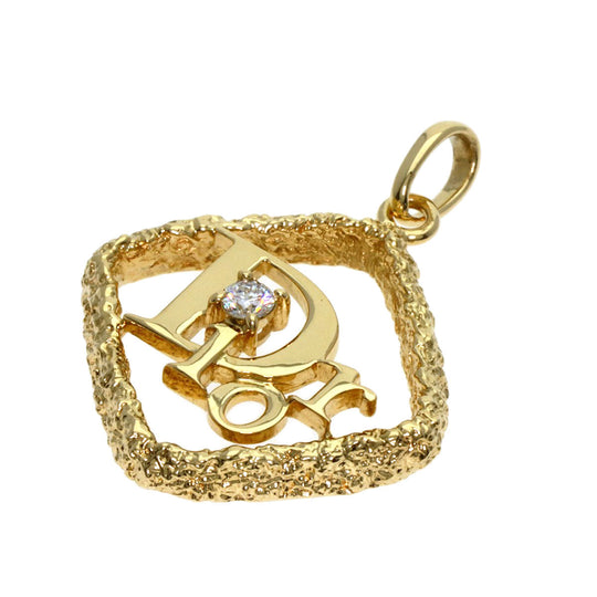 Dior Pendant top 18K Yellow Gold gold logo 1P diamond