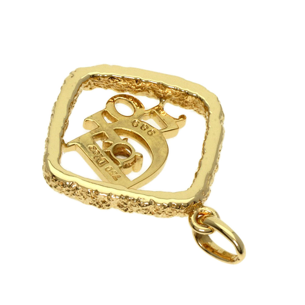 Dior Pendant top 18K Yellow Gold gold logo 1P diamond