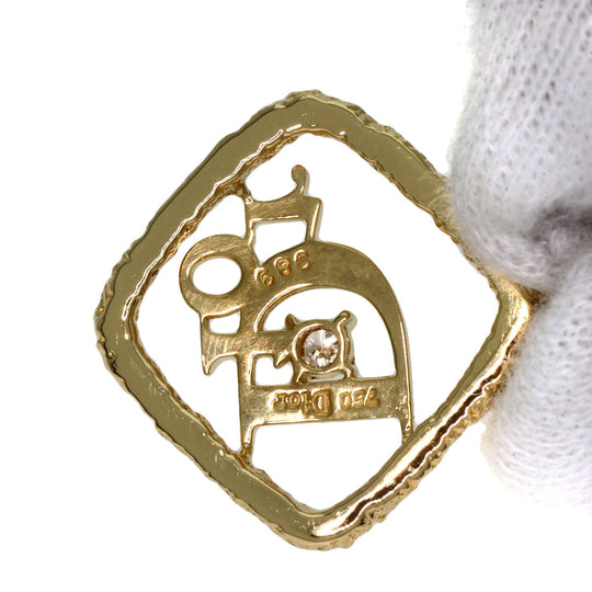 Dior Pendant top 18K Yellow Gold gold logo 1P diamond