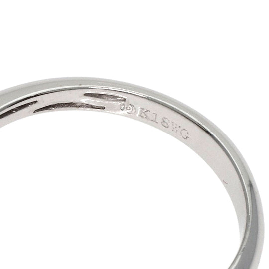 TASAKI Ring K18WG Silver diamond Women Used Authentic